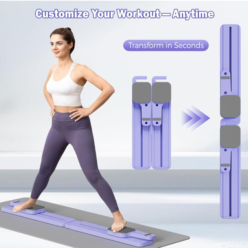 Seanleecore Pilates Reformer Board with Resistance Bands – Portable Pilates Machine, Full Body Workout for Home, Core Strengthener, Glute & Leg Toning, Dual Use, Yoga Mat Stretching Gear Training