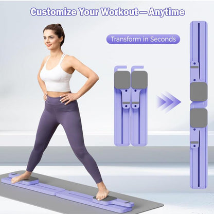 Seanleecore Pilates Reformer Board with Resistance Bands – Portable Pilates Machine, Full Body Workout for Home, Core Strengthener, Glute & Leg Toning, Dual Use, Yoga Mat Stretching Gear Training