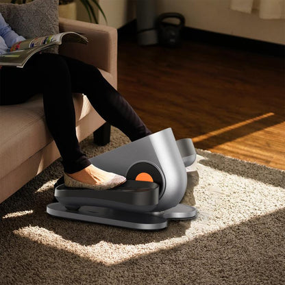 【US 2025 Deals for You Days】Under Table Elliptical, Electric Elliptical Leg Machine, 10 Adjustable, Stationary Exercise Bike Desk Treadmill