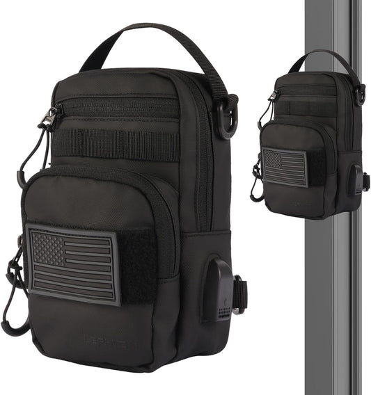 Magnetic Gym Bag, Small Gym Bag for Men & Women, Crossbody Sling Bags with Stron