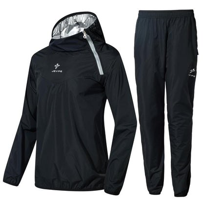 Men'S 2-Piece Sauna Jogging Set - Jacket and Pants for Fitness Training