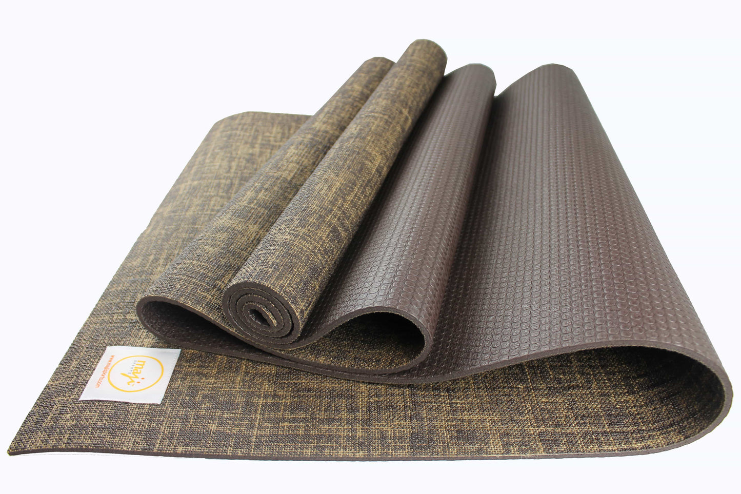 Maji Sports Jute Premium Eco Yoga Mat + Foot Massager (7.5Cm X 17.5Cm)