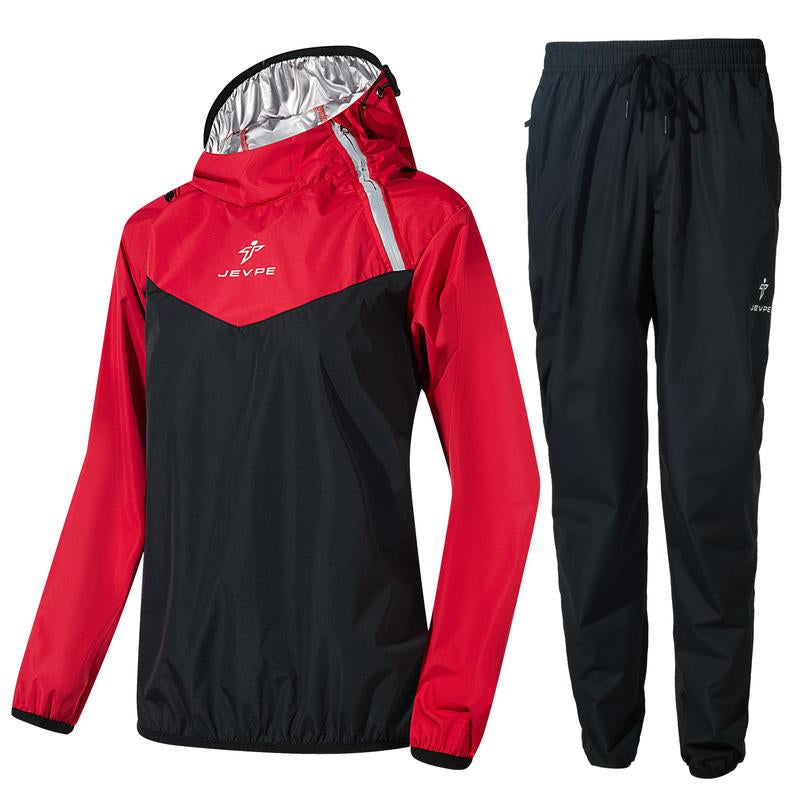 Men'S 2-Piece Sauna Jogging Set - Jacket and Pants for Fitness Training