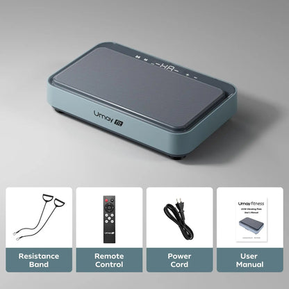 UMAY Fitness Vibration Board Exercise Machine with Ring Band, Full Body Home Workout, Improves Blood and Lymphatic Circulation