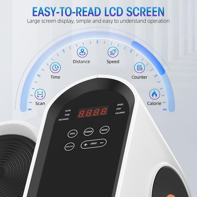 【US 2025 Deals for You Days】Under Table Elliptical, Electric Elliptical Leg Machine, 10 Adjustable, Stationary Exercise Bike Desk Treadmill