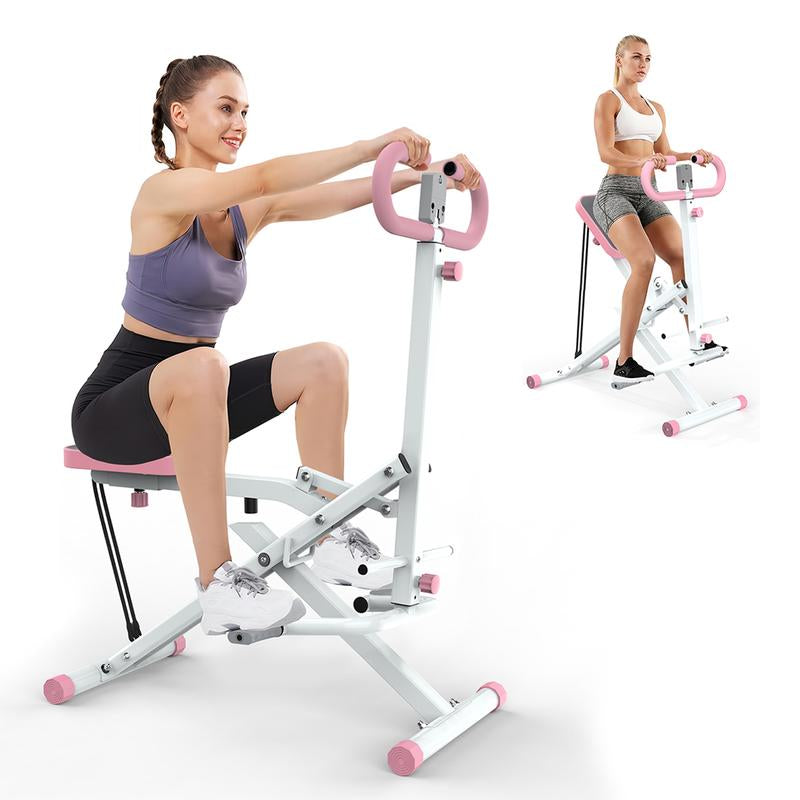 Squat Machine with 330 LB Max Weight Capacity for Home Gym Squat Assist Trainer Rowing Machine for Full Body Workout