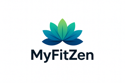 MyFitZen Logo with white background